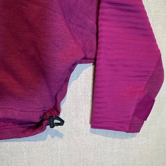 Adidas COLD.RDY Crewneck Sweatshirt XS Berry Cropped Oversized Training Top - Picture 4 of 8